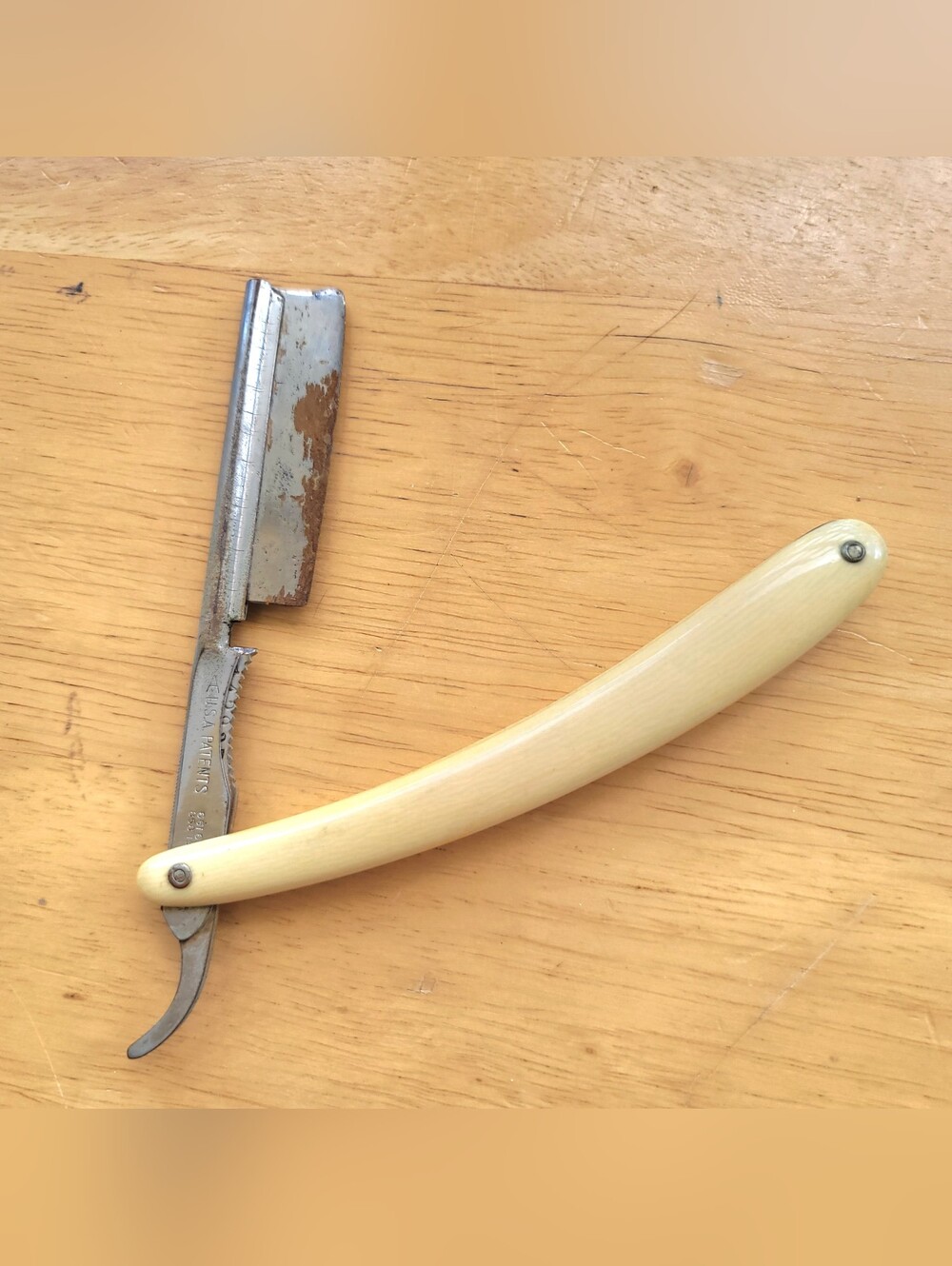 Antique Rare Curley's Ideal Safety Razor 1800's-1920's Straight Razor